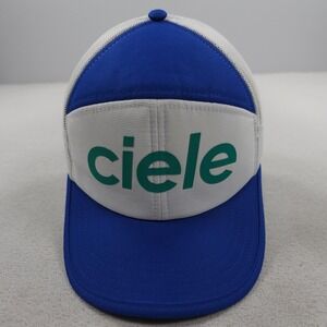 Ciele Athletics Running Mesh Hat Blue Green Coolmatic Strap Back Cap Lightweight